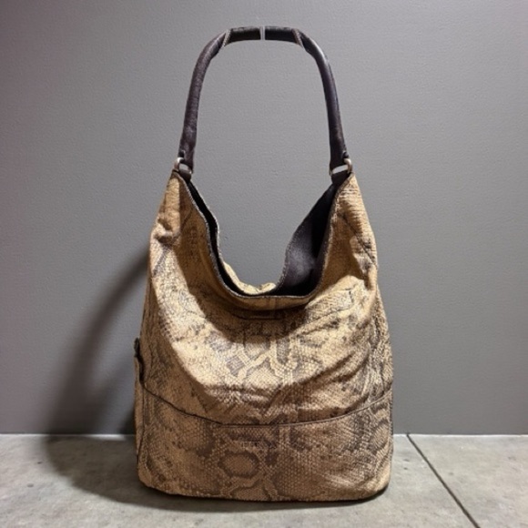 Furla Handbags - Furla Snake Print Hobo Bag